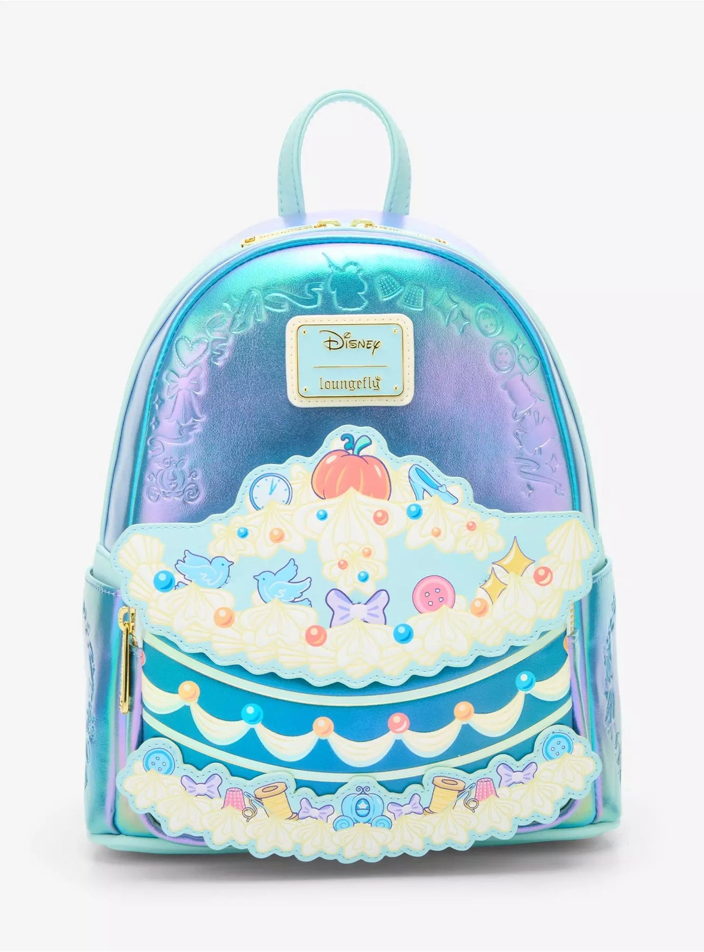 Loungefly Disney Cinderella Cake Iridescent Mini Backpack HT/BL