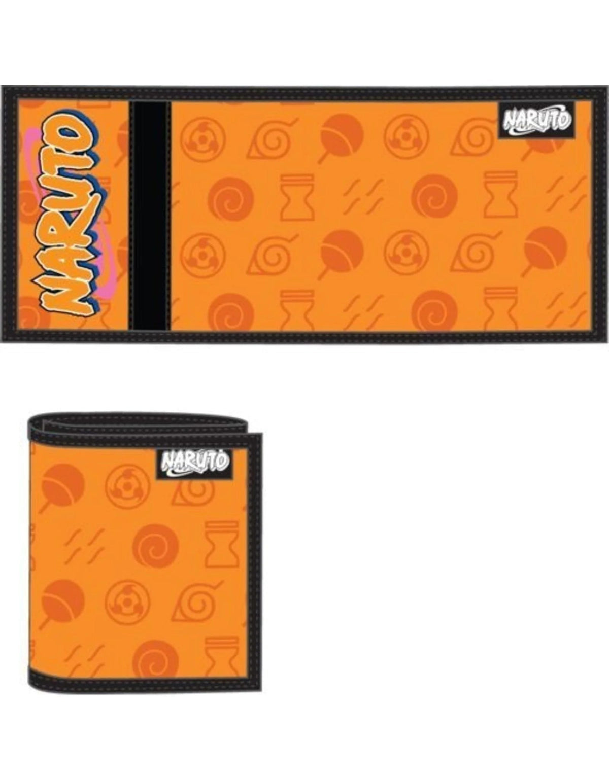 Naruto Logo Symbols Kids Trifold Wallet Ma boutique