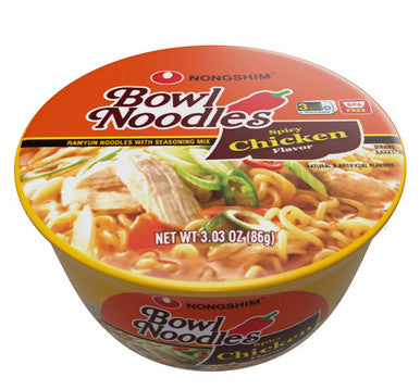 BOWL NOODLES POULET ÉPICÉ Ma boutique