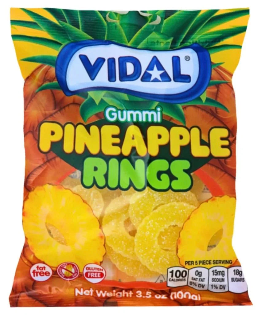 VIDAL PINEAPPLE RINGS Confiserie et cie