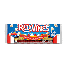 Red vines red buttered popcorn
