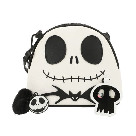 NIGHTMARE BEFORE CHRISTMAS -Jack Skellington Big Face Crossbody Bag 3 Piece Gift Set
