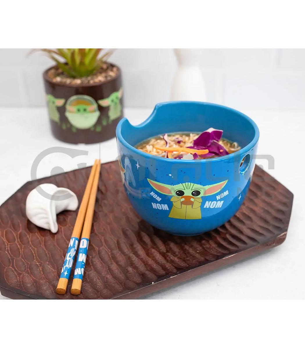 Star Wars: The Mandalorian Ramen Bowl & Chopsticks – Poses 20oz