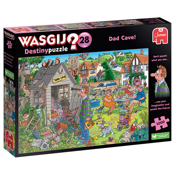 1000 pcs/ Wasgij Destiny #28/ Dad Cave!