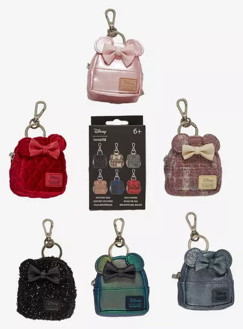 Loungefly Disney Minnie Mouse Blind Box Coin Purse Bag Charm HT/BL