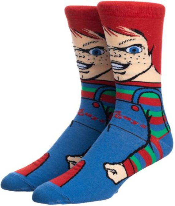 Child's Play Chucky 360 Character Crew Socks Bioworld