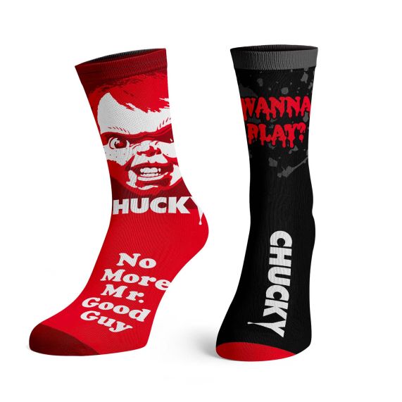 Chucky Wanna Play 2 Pack Crew Socks