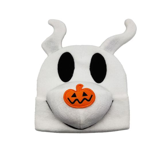 The Nightmare Before Christmas Zero 3-D Pumpkin Nose Ears Beanie Bioworld