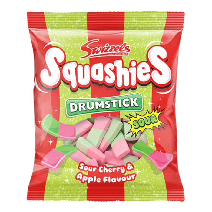 Swizzels Drumstick Squshies Cherry and Apple 120g