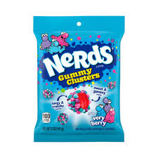 NERDS GUMMY CLUSTERS VERY BERRY 3OZ(85G)