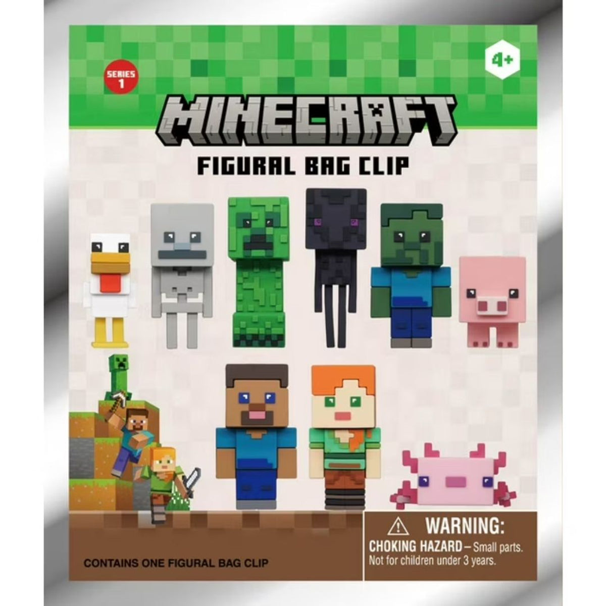 3D FOAM BAG CLIP MINECRAFT SERIES #2