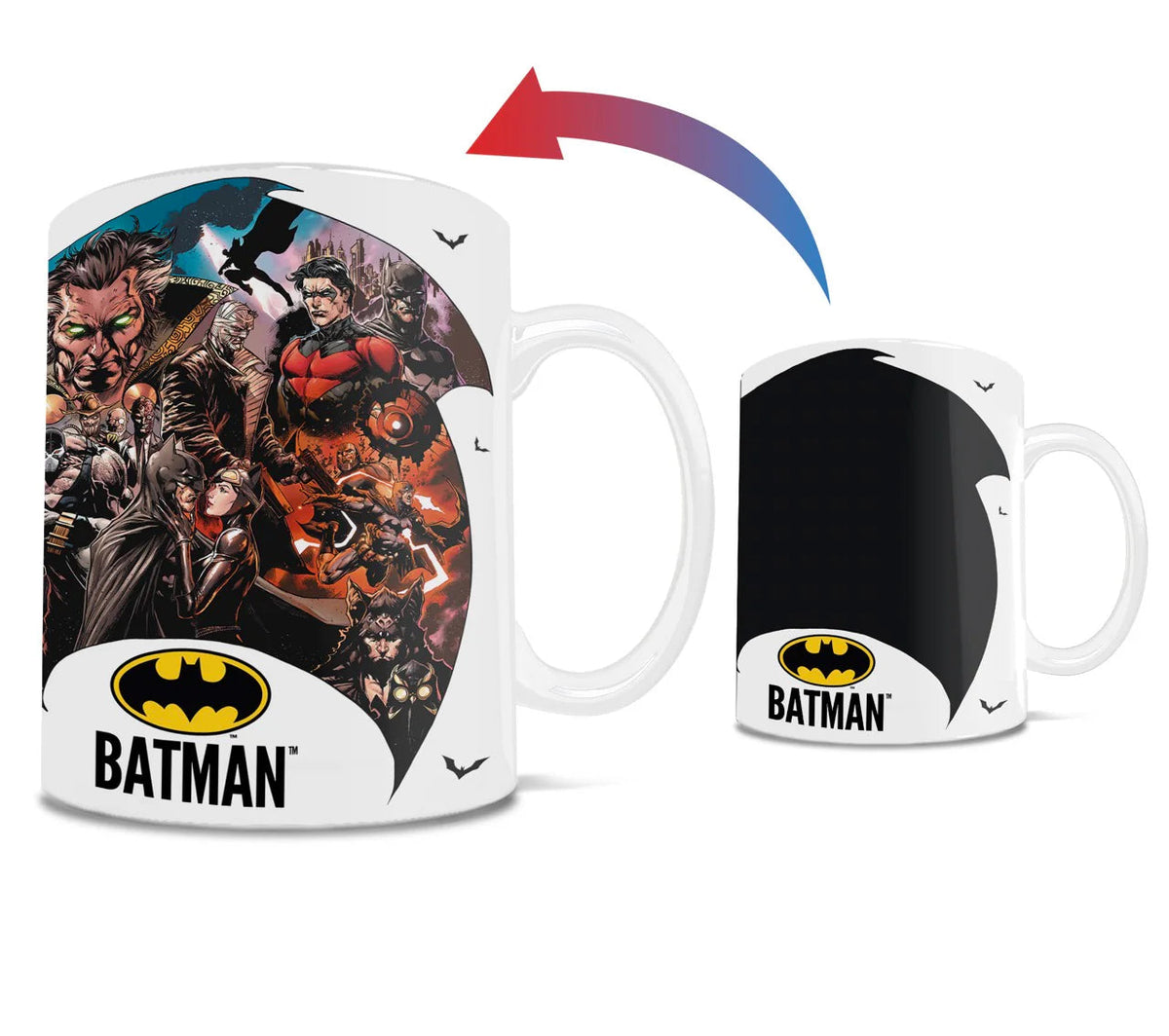 Batman (Cape) Morphing Mugs® Heat-Sensitive Clue Mug FilmCells
