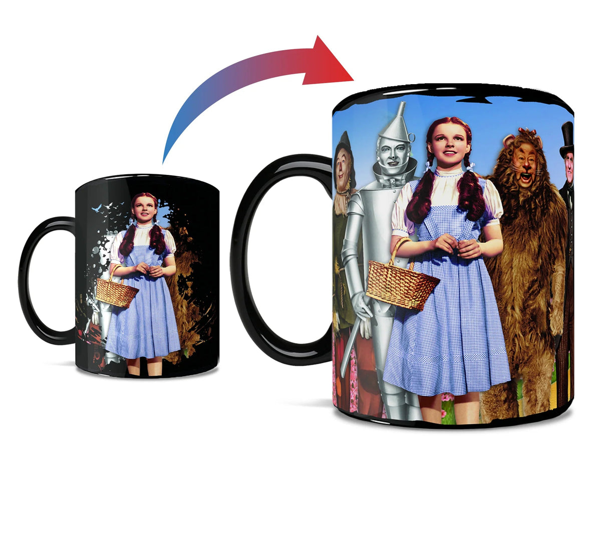 The Wizard of Oz (Dorothy and The Gang) Morphing Mugs® Heat-Sensitive Clue Mug FilmCells
