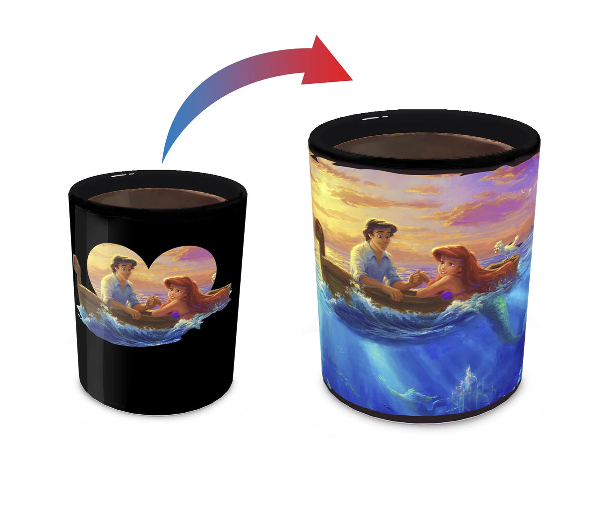 Disney (The Little Mermaid - Falling in Love) Morphing Mugs® Heat-Sensitive Clue Mug FilmCells