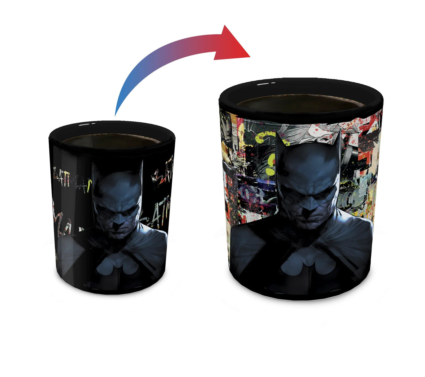 DC Comics (Batman - Collage) Morphing Mugs® Heat-Sensitive Clue Mug FilmCells