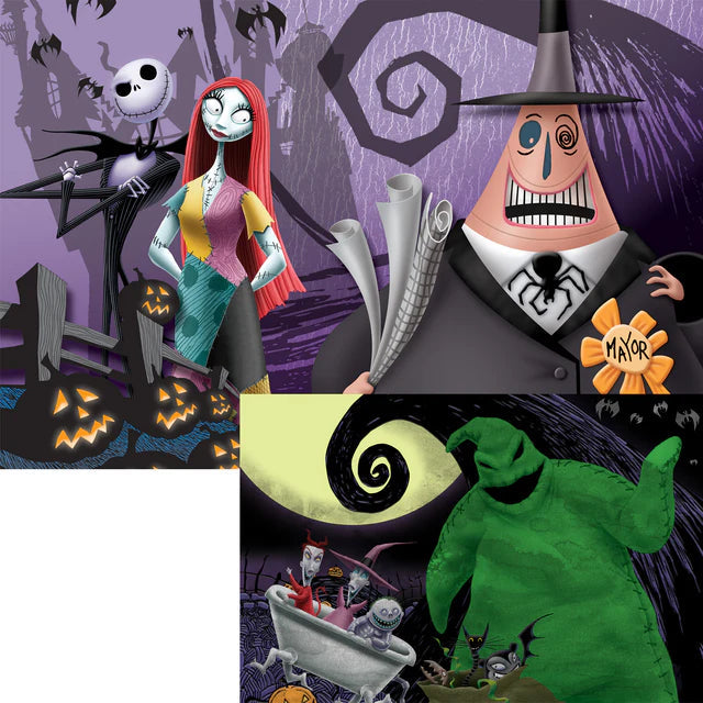3D/2D Disney Nightmare before christmas 200pc 12x18" 1di