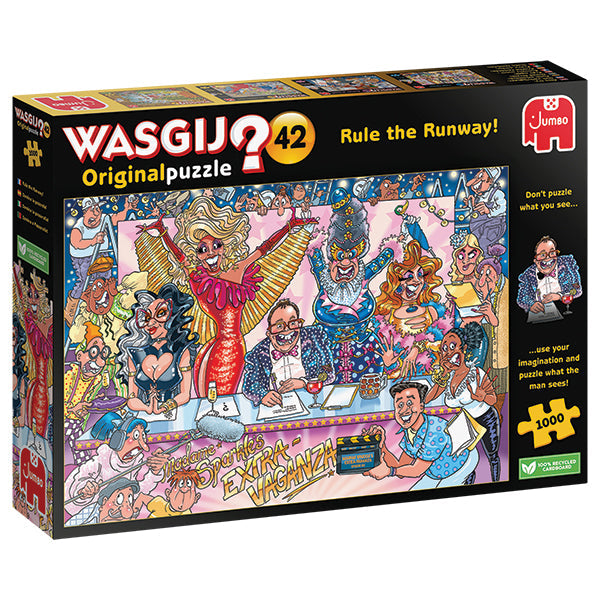 1000 PCS, WASGIJ ORIGINAL #42, RULE THE RUNWAY! Autruche