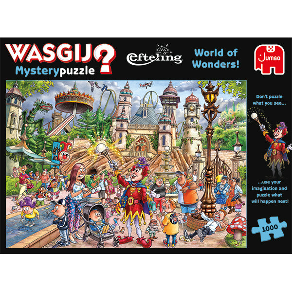 1000 PCS, WASGIJ MYSTERY EFTELING, WORLD OF WONDERS! Autruche