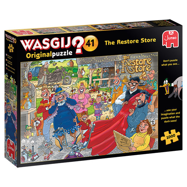 1000 PCS, WASGIJ ORIGINAL #41, THE RESTORE STORE! Autruche