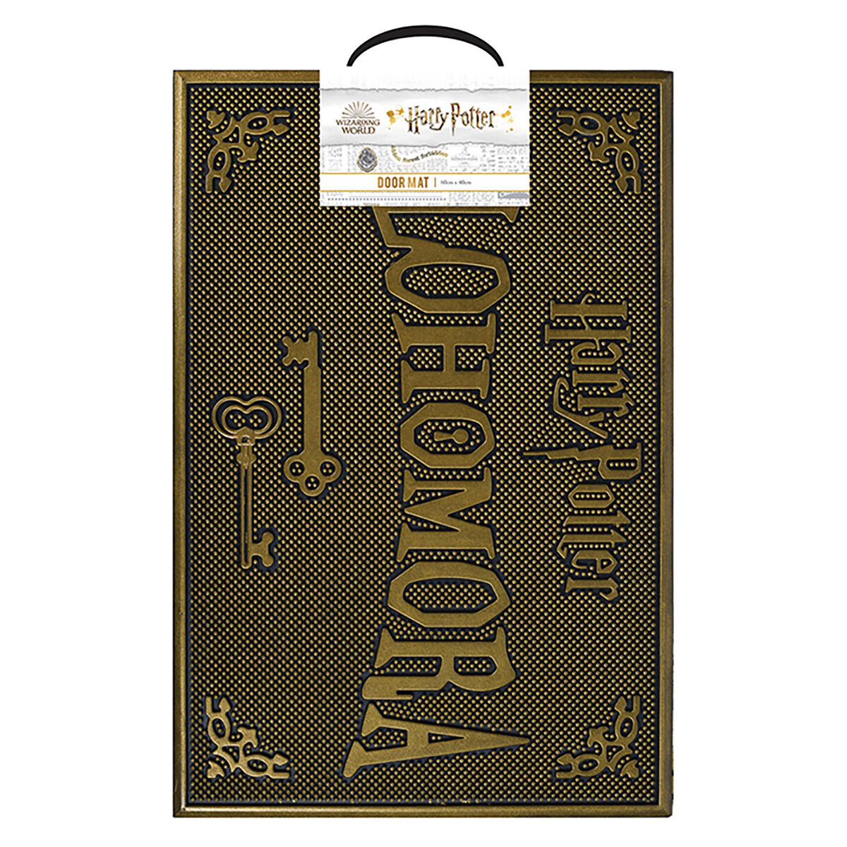 Harry Potter Rubber Doormat Silver Buffalo