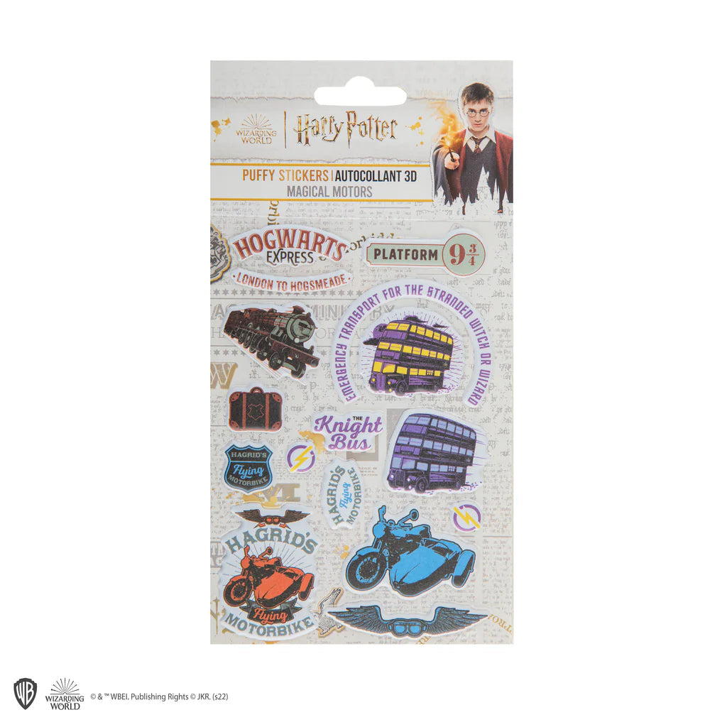 Magical Motors Puffy Foam Stickers Cinereplicas