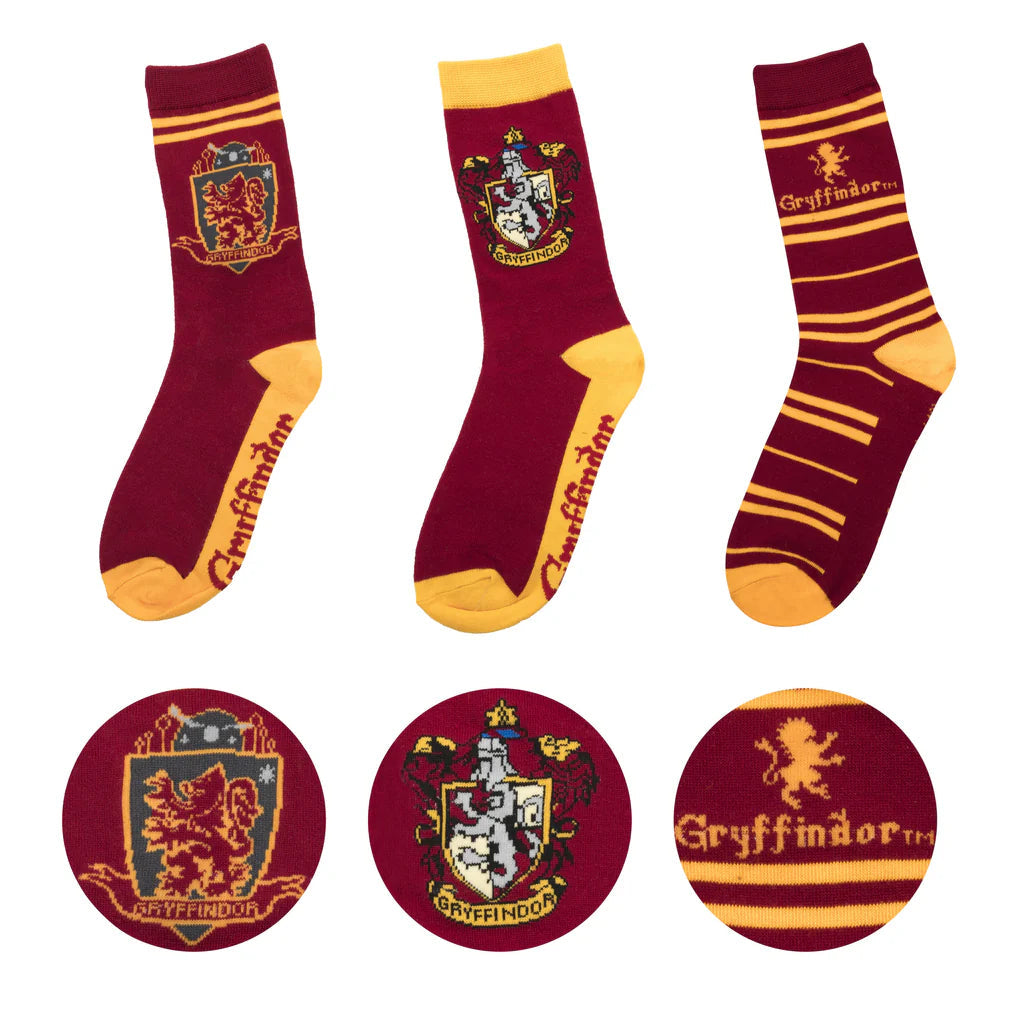 Set of 3 Gryffindor Socks Cinereplicas