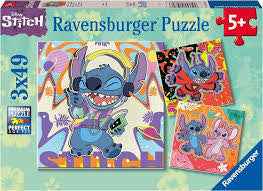 Stitch 3x49 pc Puzzle Ravensburger