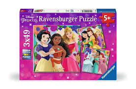 Disney Princess 3x49 pc Puzzles Ravensburger