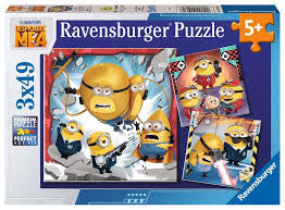 Despicable Me 4 3x49 pc Puzzles