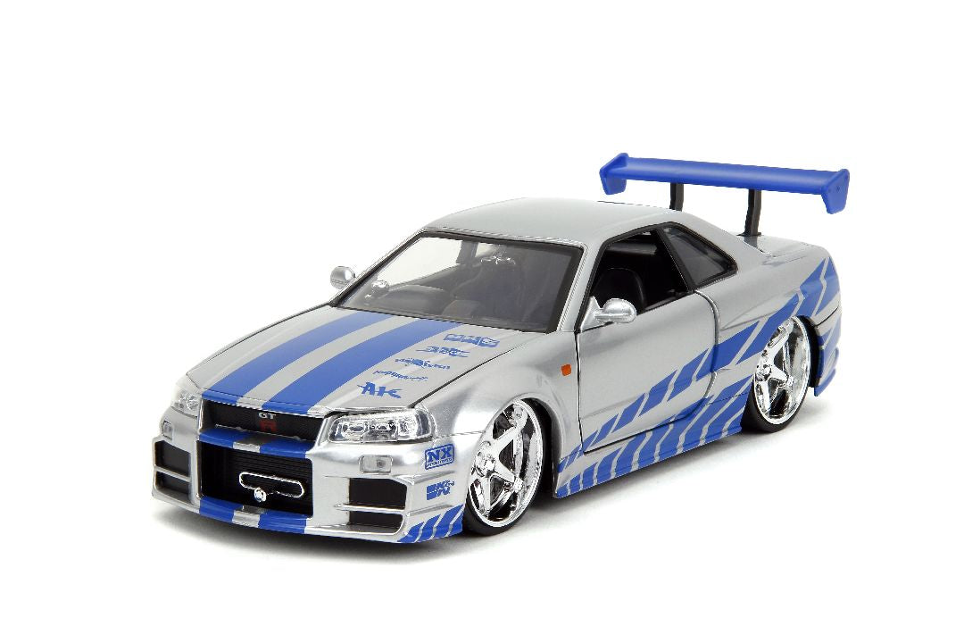 Jada 1/24 "Fast & Furious" Brian's Nissan Skyline GT-R (R34) HPD