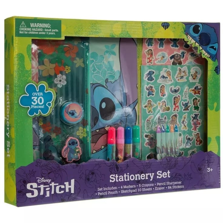 Lilo & Stitch - Ensemble De Papeterie Avec Autocollants Groupe ricochet