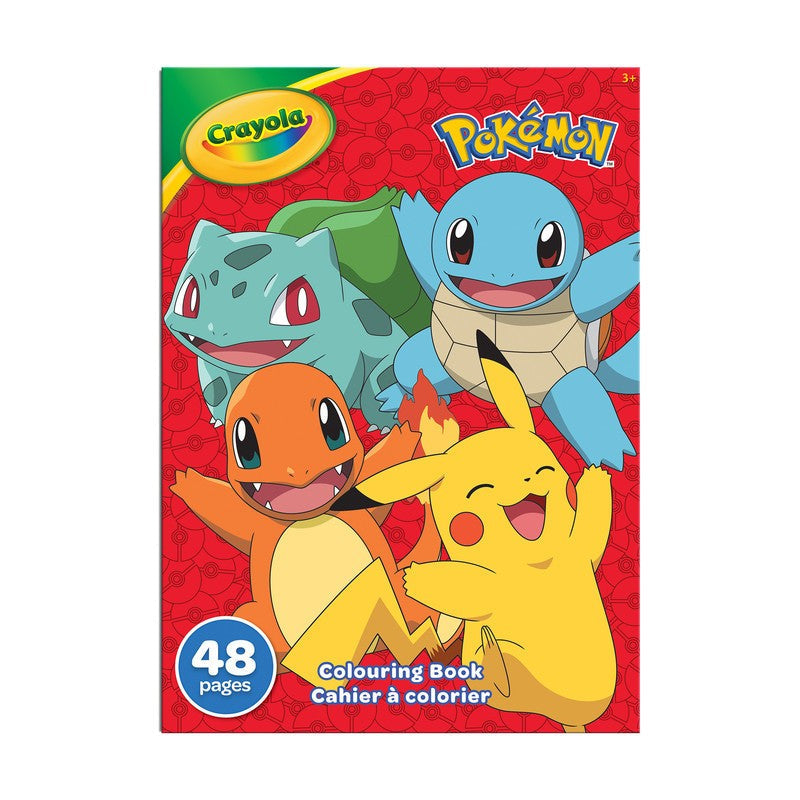 Crayola Pokemon Colouring Book, 48 Pages Crayola