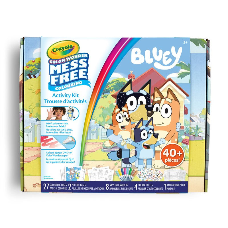 Crayola Color Wonder Mess-Free Bluey Activity Kit Crayola