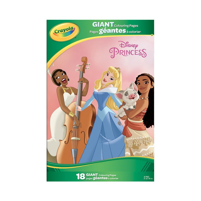 Crayola Giant Colouring Pages, Disney Princess Crayola