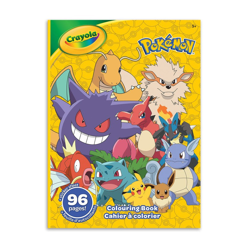 Pokemon Colouring Book - 96 pgs Crayola