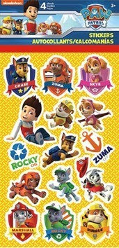 PAW PATROL - STANDARD 4 SHEET STICKERS Trends