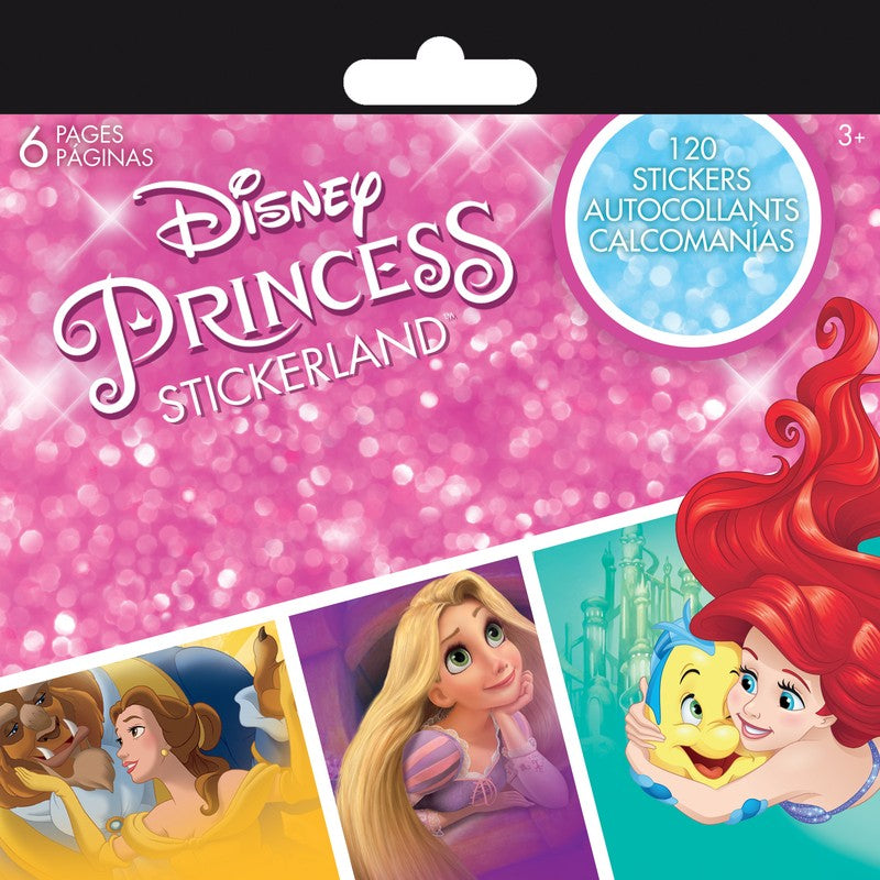 DISNEY PRINCESS MINI STICKERLAND PAD - 6 PAGE Trends