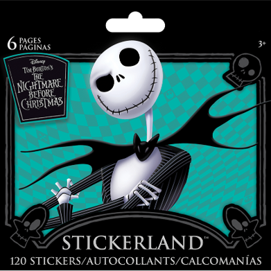 NIGHTMARE BEFORE CHRISTMAS - MINI STICKERLAND PADS - 6 PAGE Trends