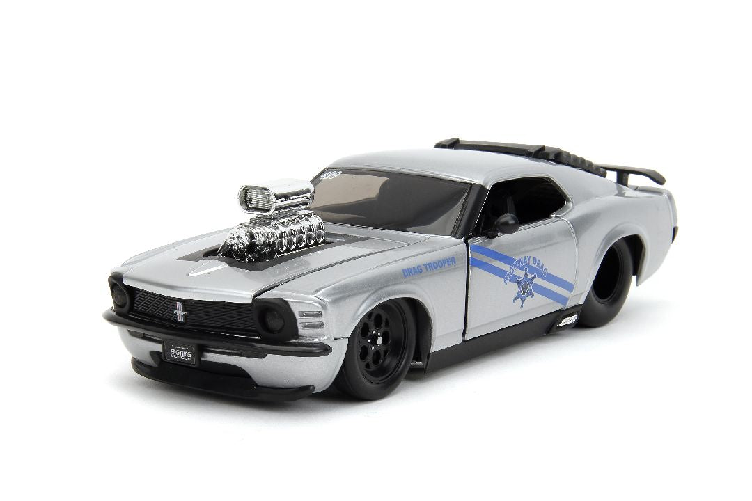 Jada 1/24 "BIGTIME Muscle" 1970 Ford Mustang Boss 429 -Candy Slv HPD