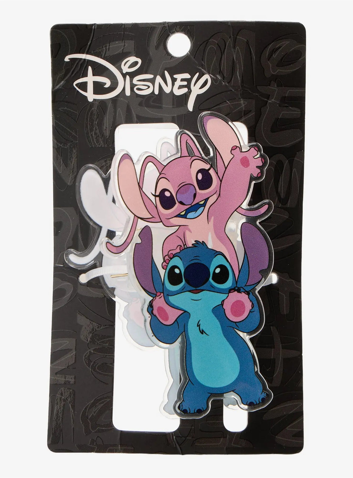 Disney Lilo & Stitch Angel & Stitch Figural Claw Clip HT/BL