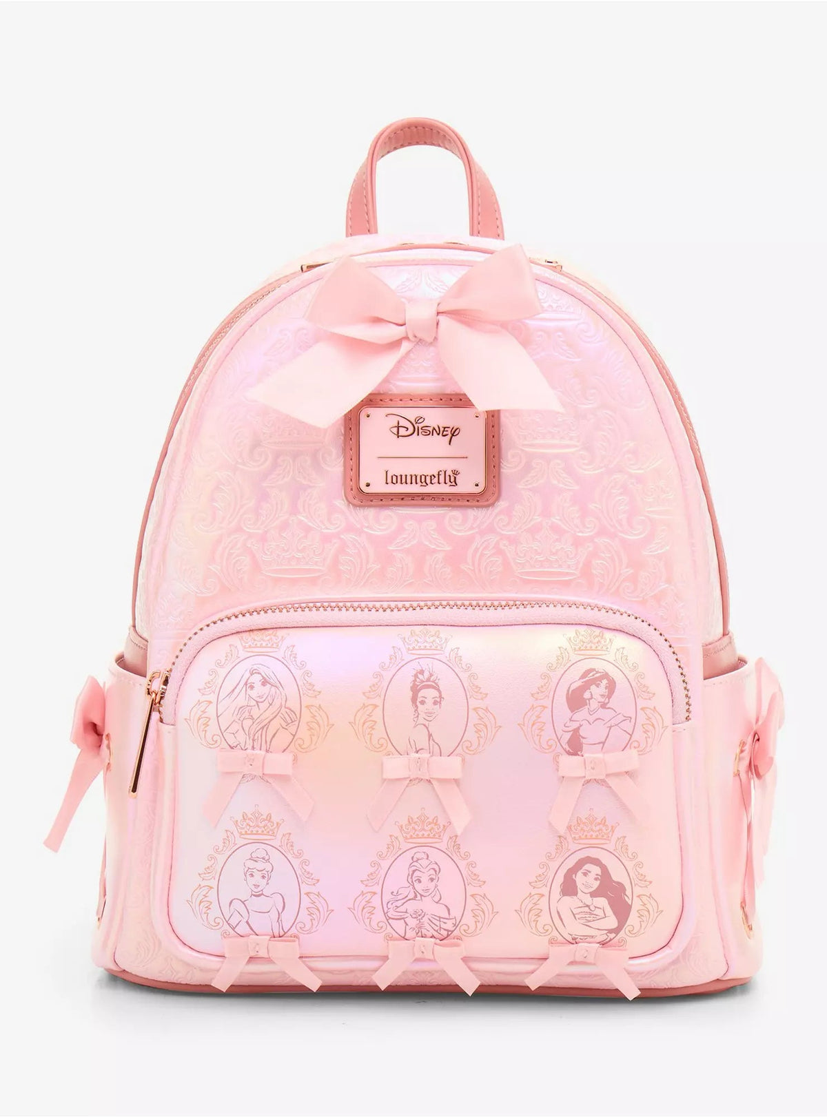 Loungefly Disney Princess Cameo Pink Portraits Tonal Mini Backpack HT/BL