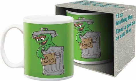 MUG 11OZ SESAME STREET - GO AWAY Confiserie et cie