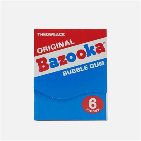 Gum - Topps Bazooka Throwback Mini Wallet Pack 1. Ma boutique
