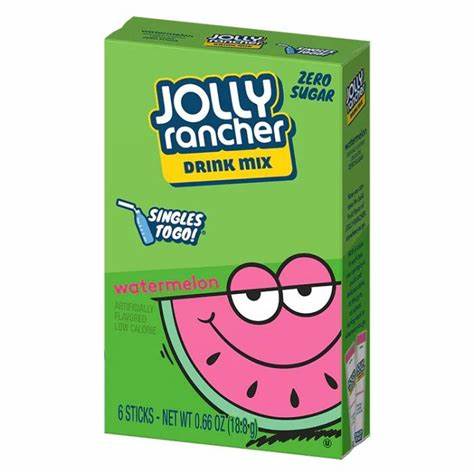 Jel Sert Jolly Rancher Singles To Go Watermelon Exosweet