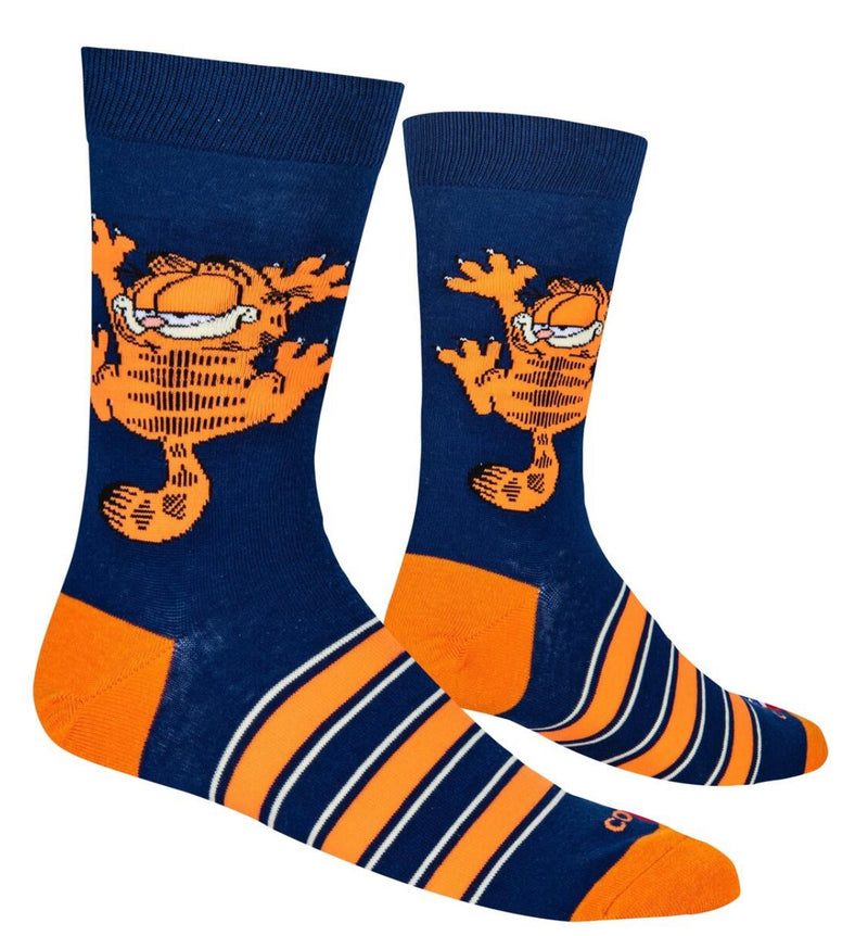Garfield Climbing - Mens Crew Folded - Cool Socks Ma boutique