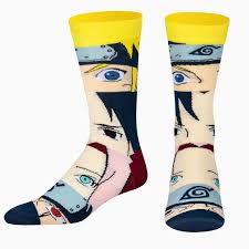 Naruto Faces Mash Up - Mens Crew Straight Ma boutique