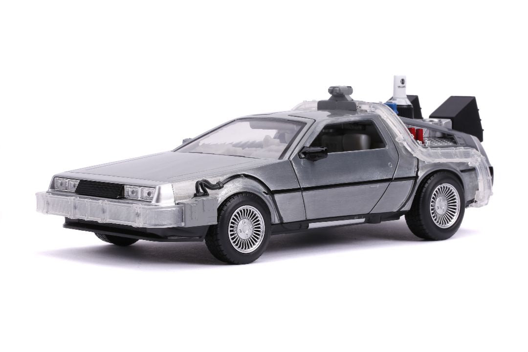 Jada 1/24 "Hollywood Rides" Back To The Future Part II - Time Machine w/ light HPD
