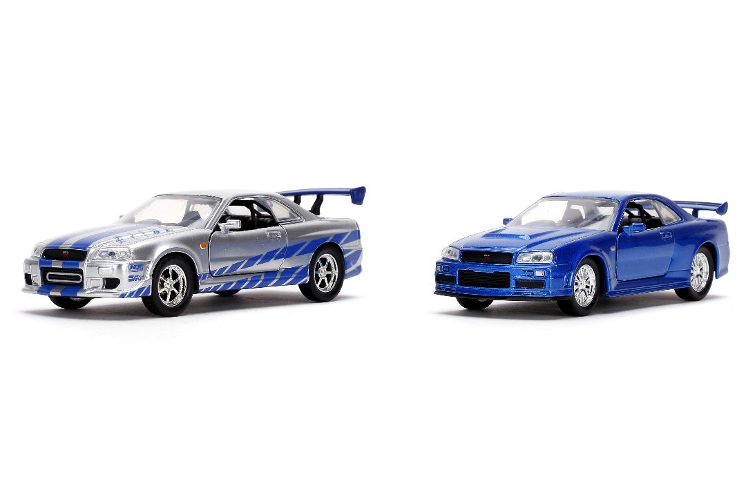 Jada 1/32 "Fast & Furious" Twin Packs Brian's Nissan Skyline & Brian's Nissan Skyline HPD