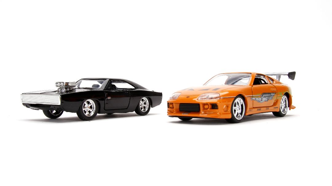 Jada 1/32 "Fast & Furious" Twin Pack - Dom's Dodge Charger R/T & Brian's Toyota Supra