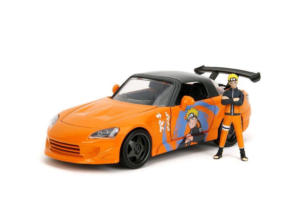 Jada 1/24 "Hollywood Rides" - 2001 Honda S2000 w/ Naruto HPD